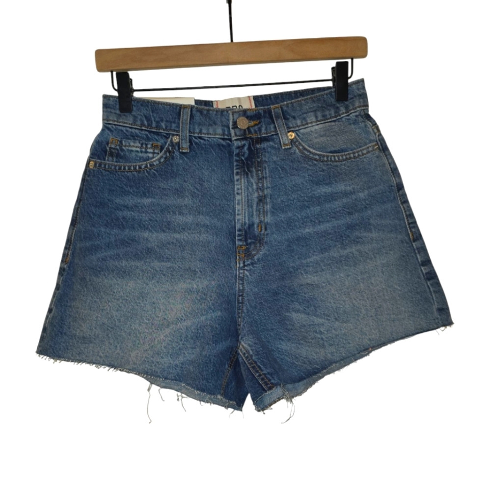 BDG, NWT, Jean Shorts, A-Line Short, Frayed Hemline, Women's Sz 27, L- 14 Inches